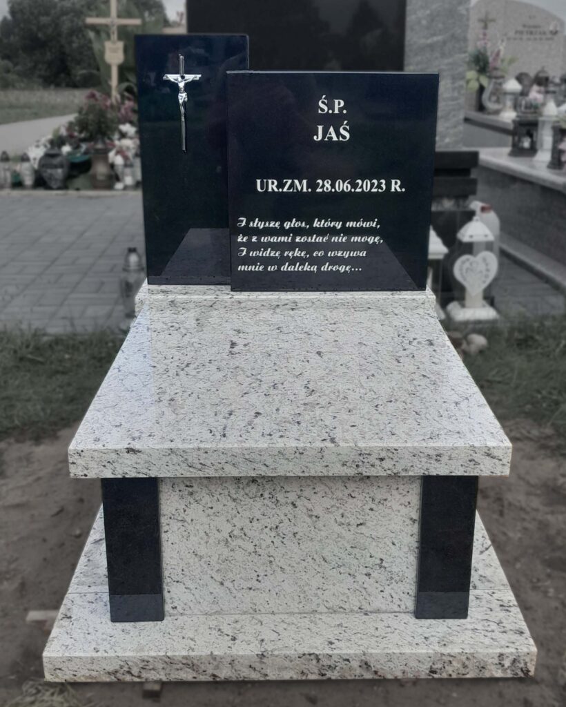 nagrobek dziecięcy jasny premium Siedlce nowoczesny